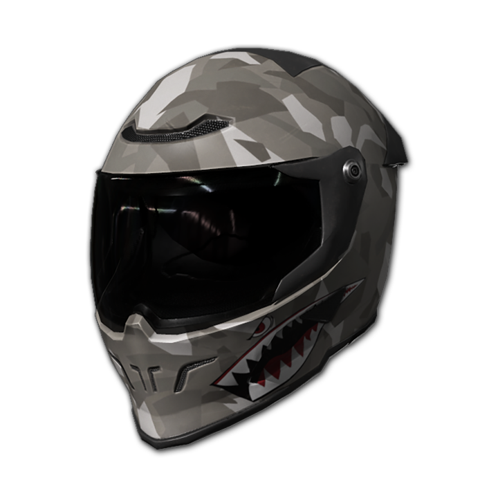 鯊魚咬痕 - 頭盔 (1級)