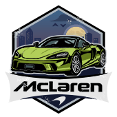 Emblema verde fluctuación de McLaren