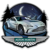 เครื่องหมาย Aston Martin โครม