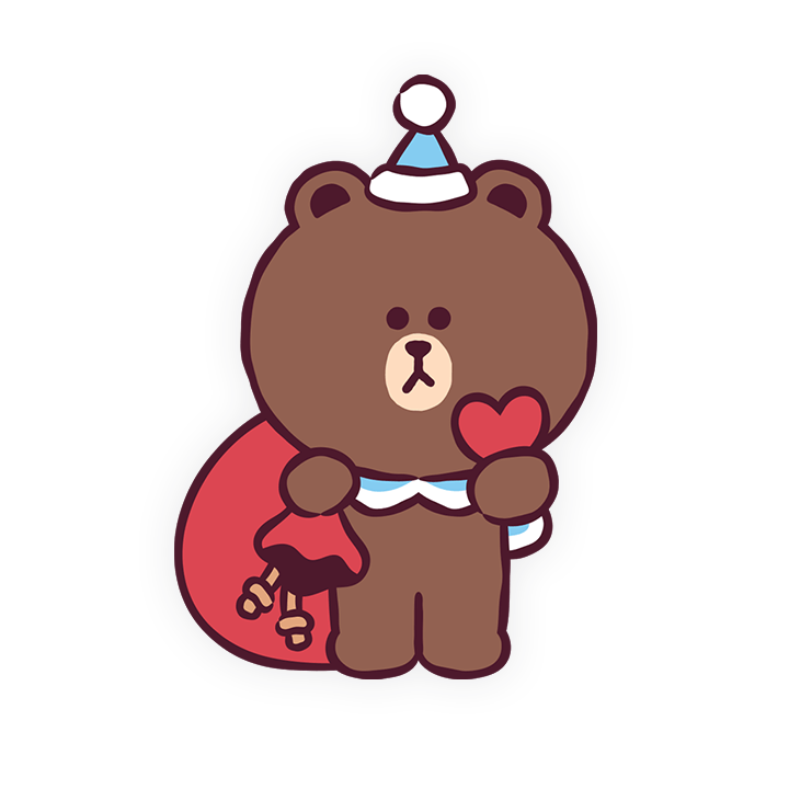 LINE FRIENDS ブラウン ギフト