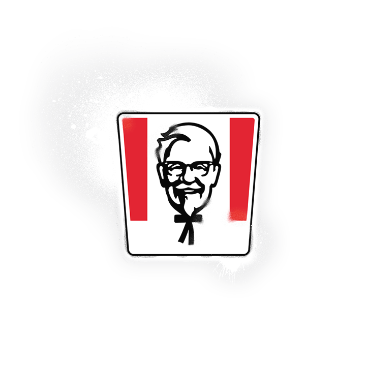Cubo de pollo del KFC