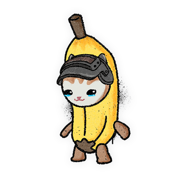 Gatto banana