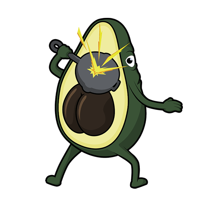 Avocado-Abwehr